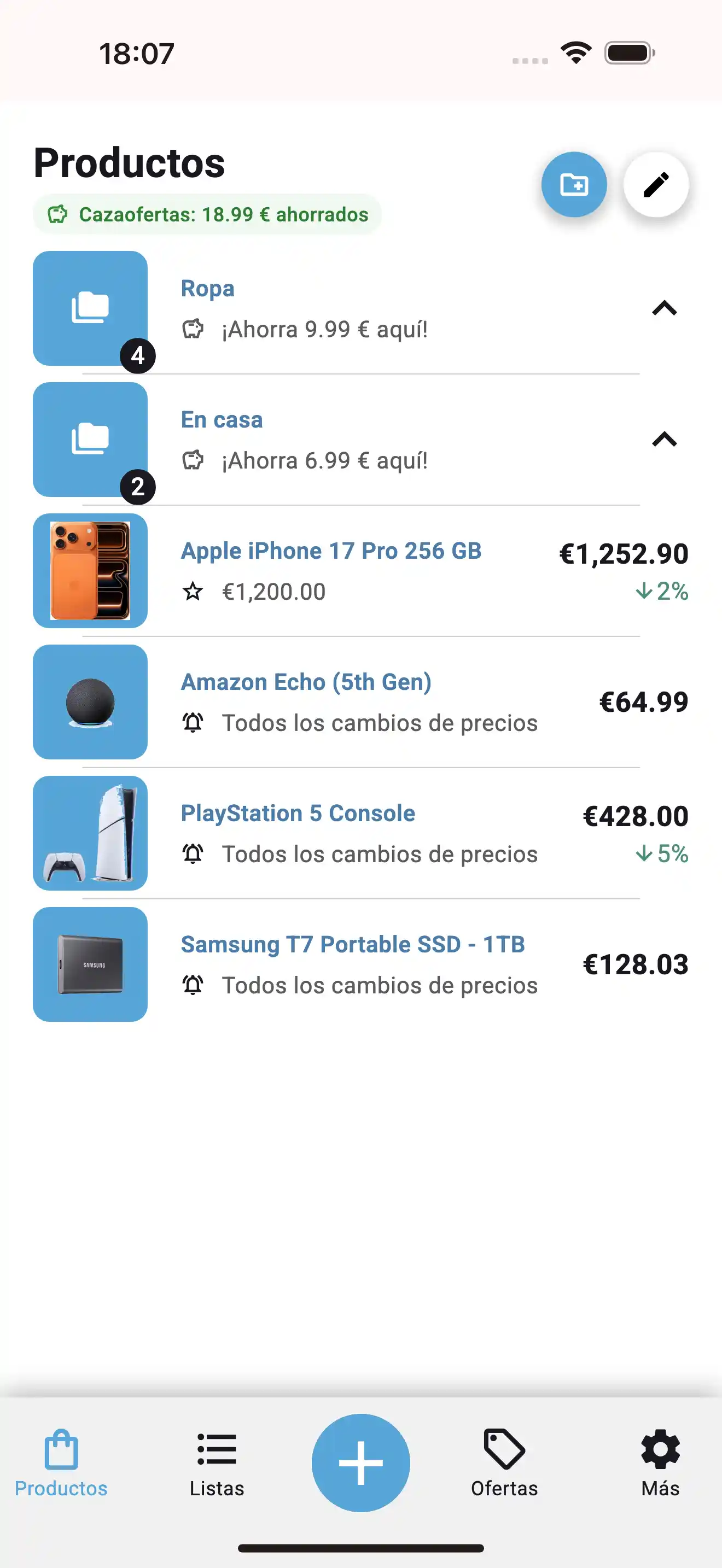 PriceNotify App Screenshot